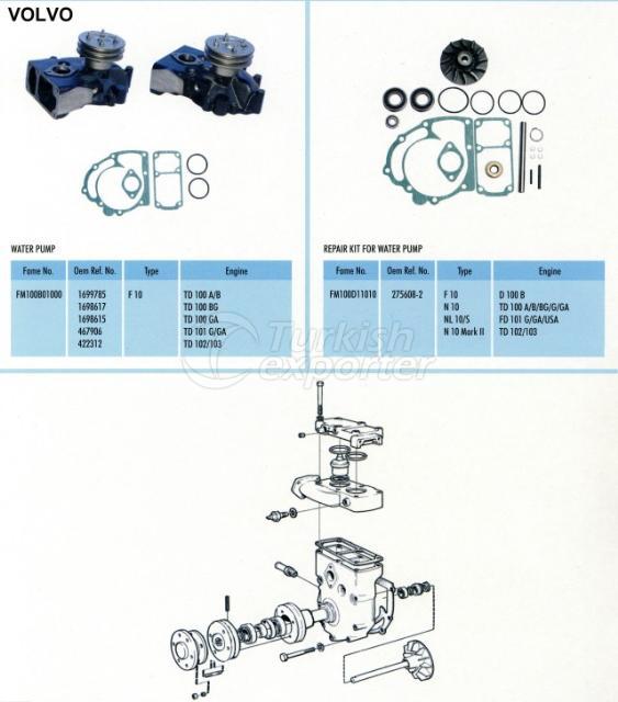 Water Pumps and Repair Kits