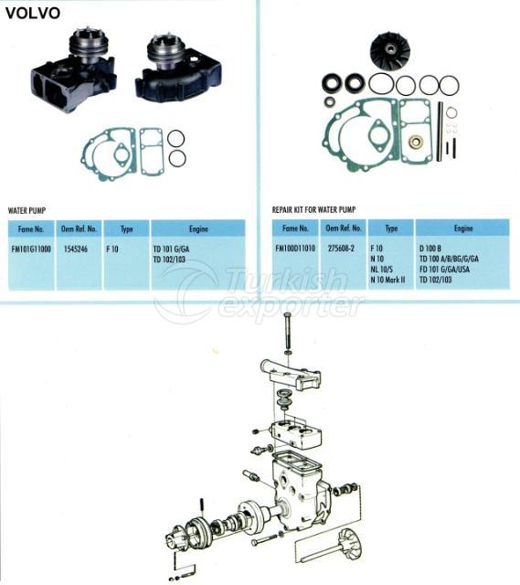 Water Pumps and Repair Kits