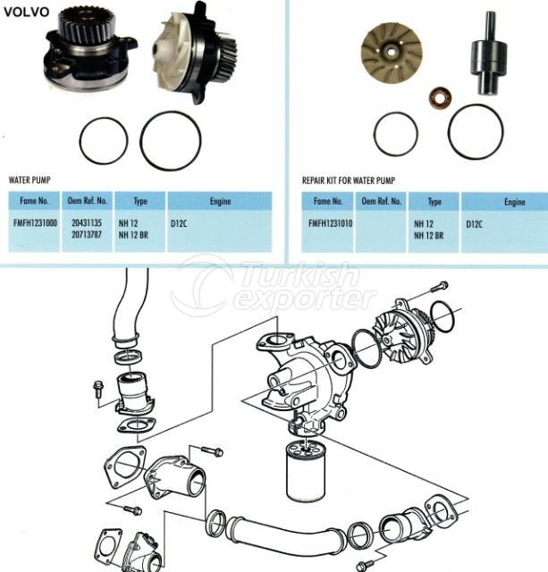 Water Pumps and Repair Kits