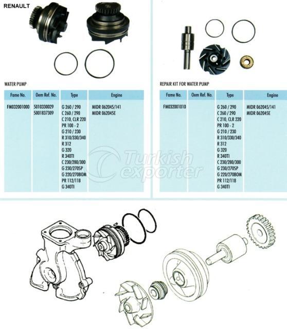 Water Pumps and Repair Kits
