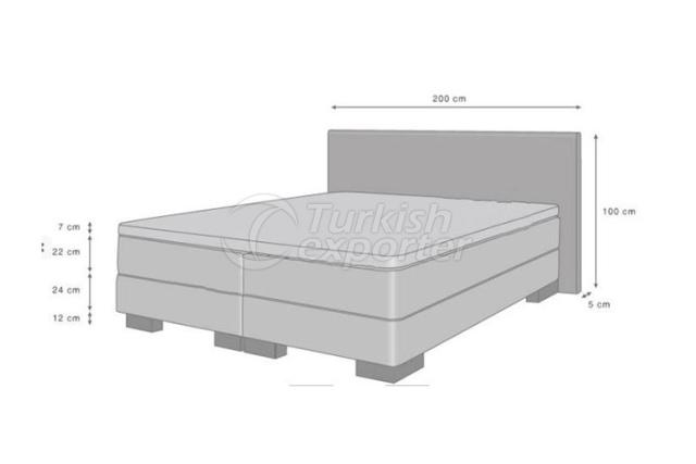 Bed Bases Premium Line Boxspring Jaspis