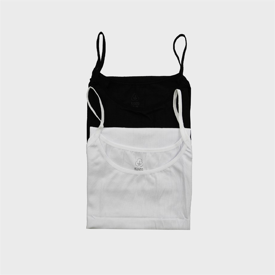 Women Undershirt - White and Black