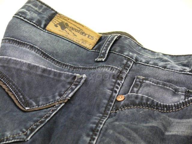 Cotton stretch indigo dyed