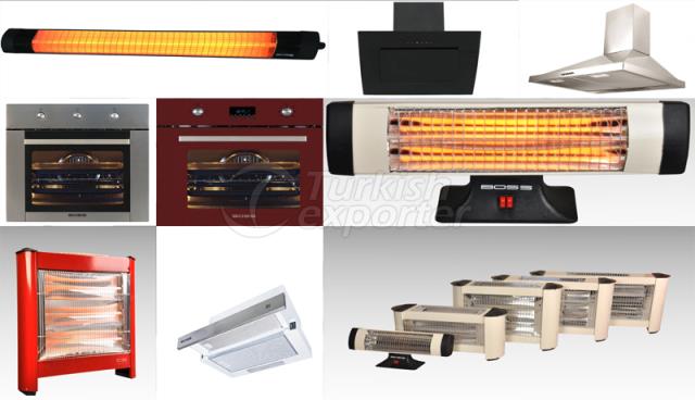 Range Hoods, Heaters, Ovens