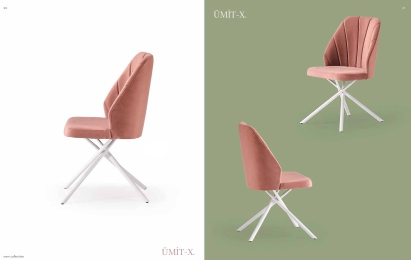 Umit Metal Chair with interchangeable Legs