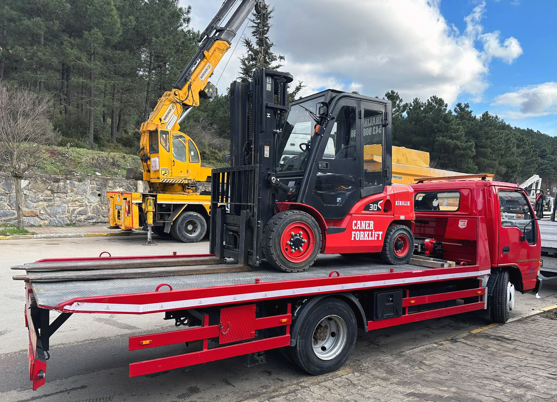 Equipamento de recuperação de carro com plataforma deslizante hidráulica