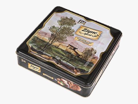 Elif Ziyne Square Tin Box