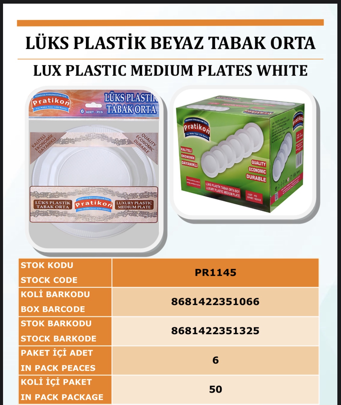 luxury plastic plates medium white 