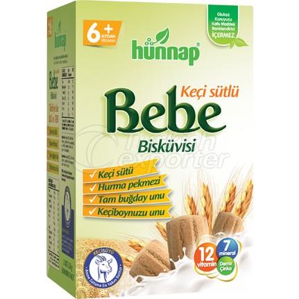 Hünnap Keçi Sütlü Bebe Bisküvisi