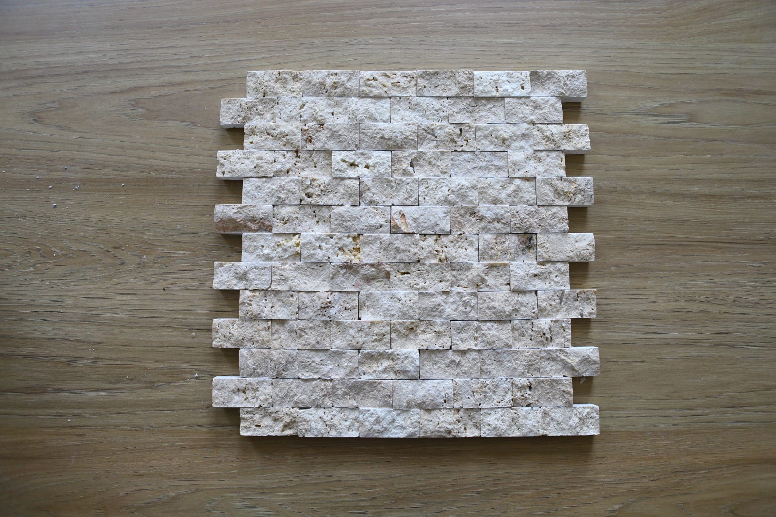 23x48mm Classic Travertine Split Face Mosaic