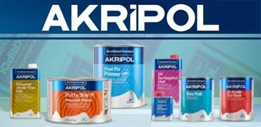 Produits de peinture automobile Akripol