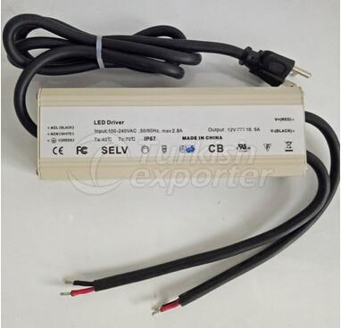 100W Waterproof Led Driver with UL