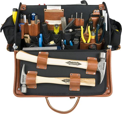 Leather tools bag