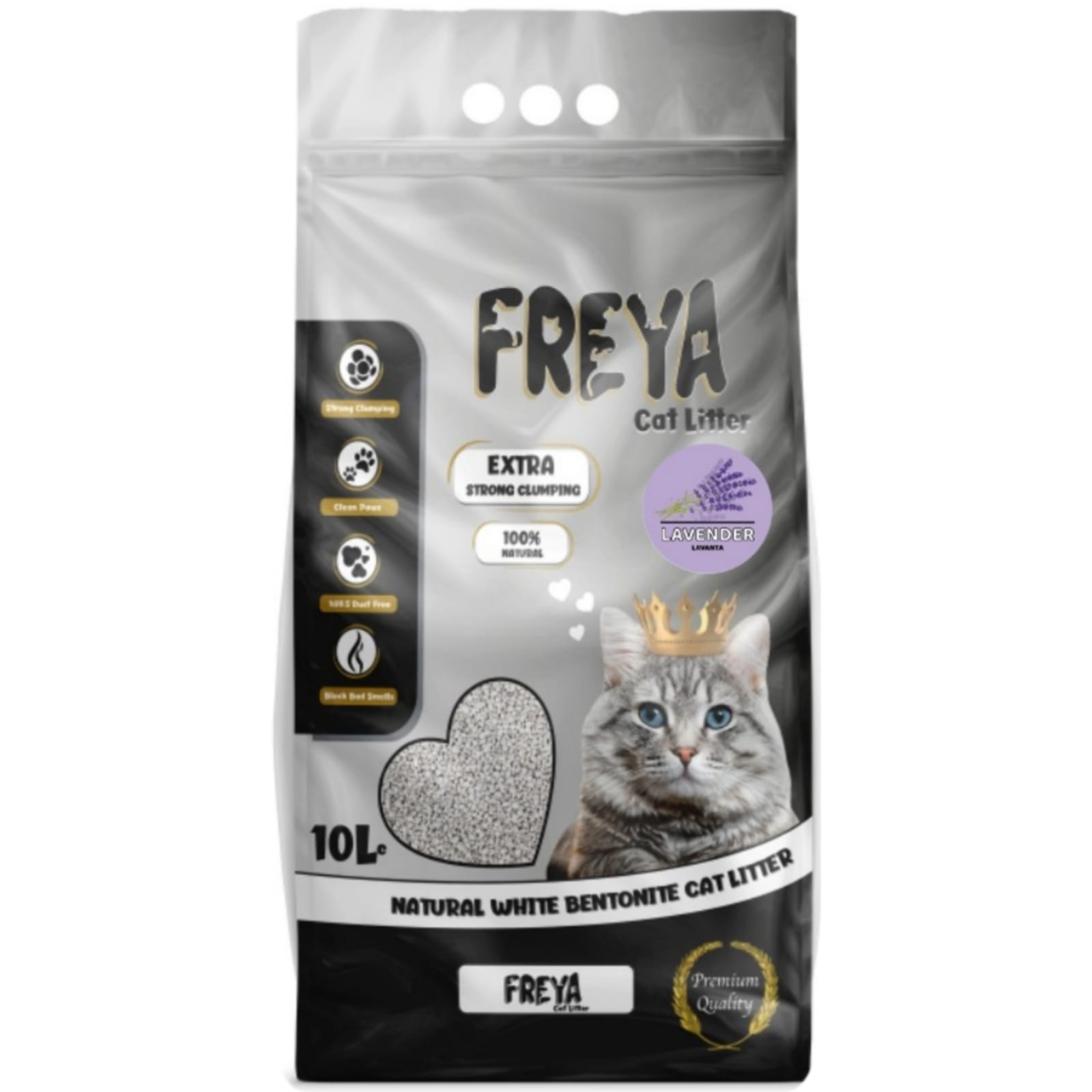 FREYA LITIÈRE POUR CHAT LAVANDE 5 LT VE 10 LT