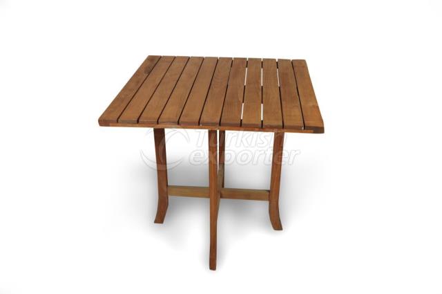 Wooden Square Table