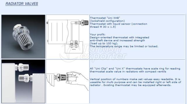 Equipments- Radiator Valves