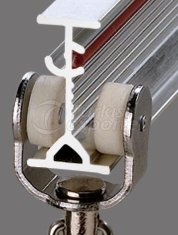 decor aluminum curtain track heavy duty for hospital use