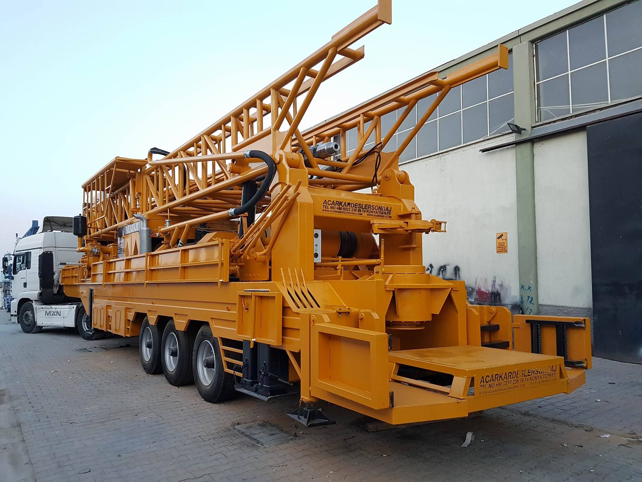 1000-1200 METERS TRAILER DRILLING RIG