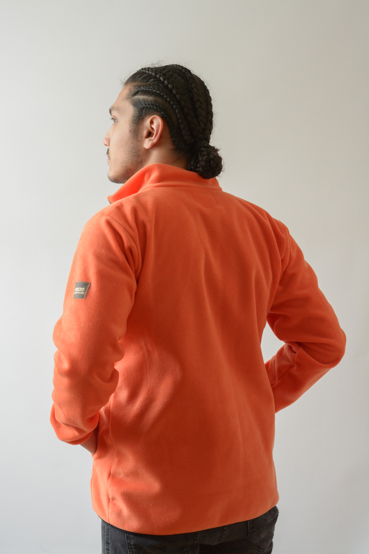 Orange Thick Fleece Jacket