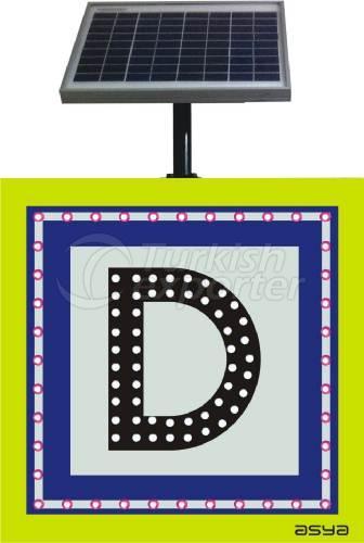 Solar Bus Stop Signs (B-22)