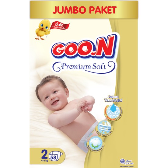 GOON  premium soft jumbo pack  size:2 