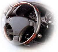 wood veneer steering