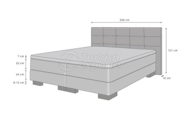 Bed Bases Silver Line Boxspring Agate