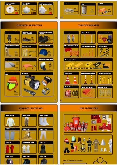 Vestimentas e equipamentos de segurança