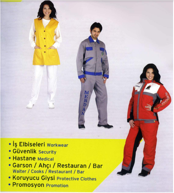 Safety Wear, Work Wear, Hospital Wear, Restaurant Wear