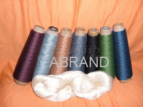 Milk fiber yarn