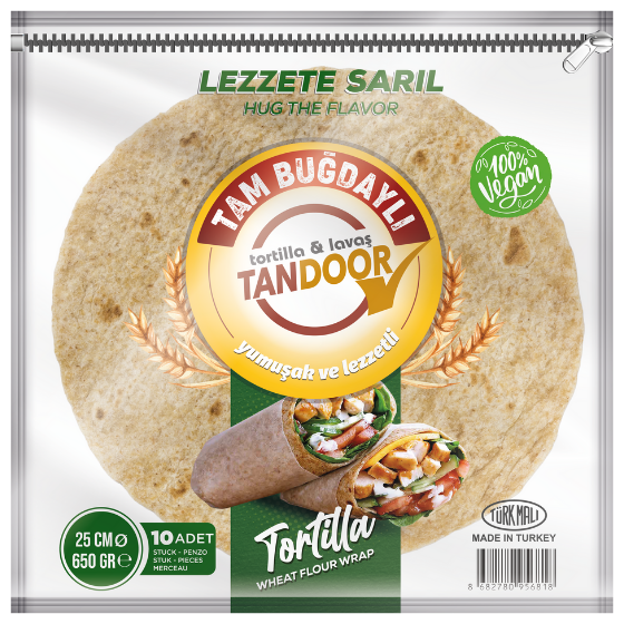 Tam Buğdaylı Tortilla