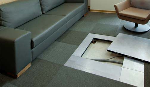 Raised Access Floor System - Foil Coated Panel