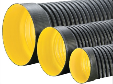 HDPE Corrugated Perforated Geotextile Covered Pipe