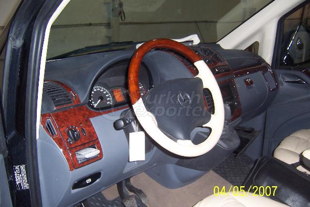 wood / leather steering wheel