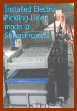 Wire Electro Pickling Zincing Galvanizing line