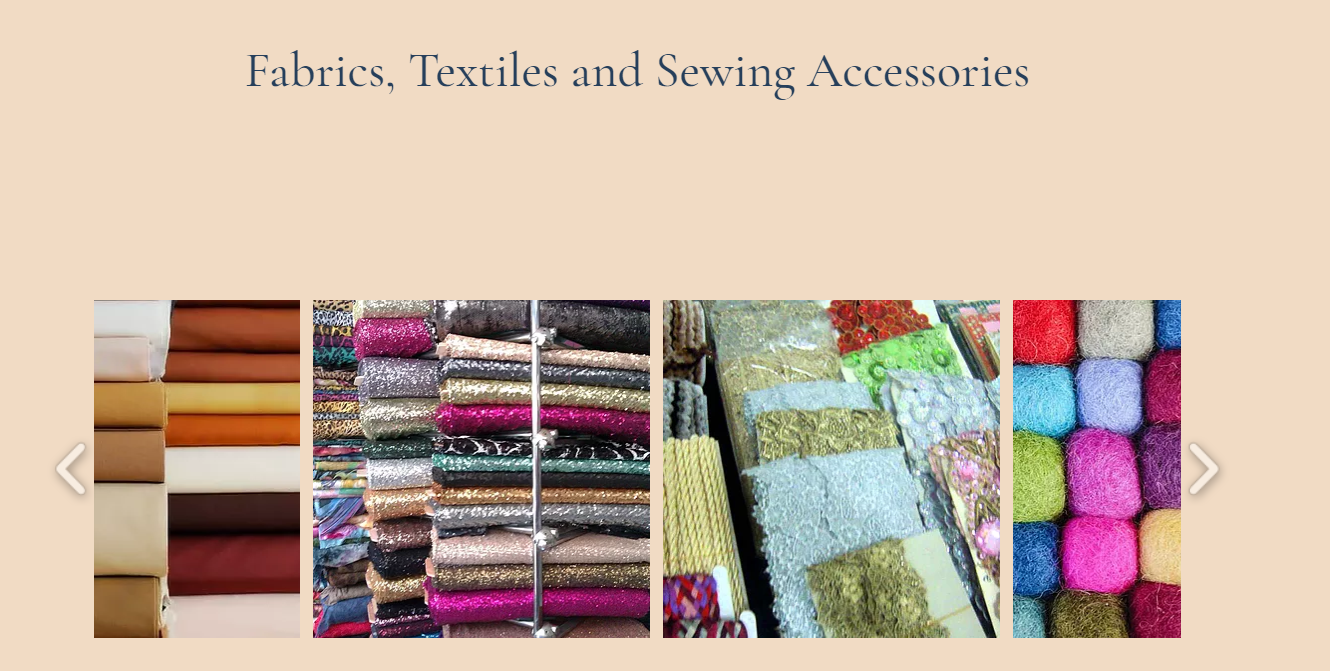 Fabrics, Textiles and Sewing Accessories