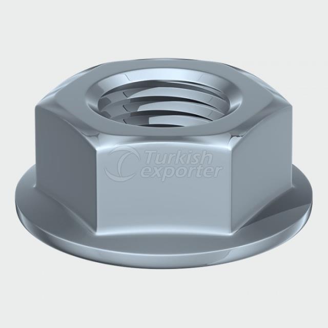 DIN 6923 - HEXAGON NUT WITH FLANGE