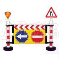 12405-FDB Dubalı Onarım Mecburi Yön Levhalı Bariyer