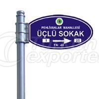 Alüminyum Sokak Levhası