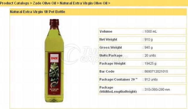 Natural Extra Virgin 1 lt Pet Bottle