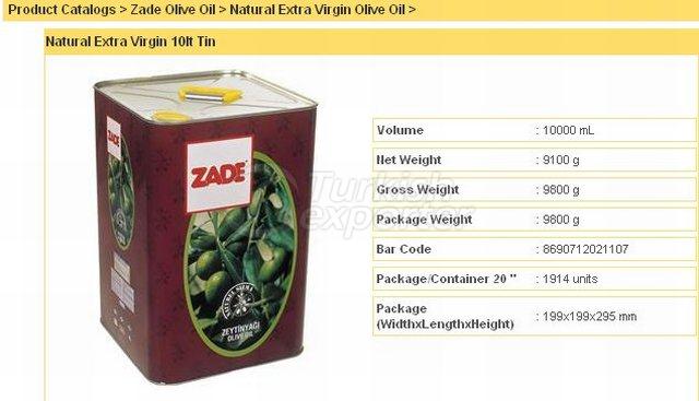 Natural Extra Virgin 10 lt Tin