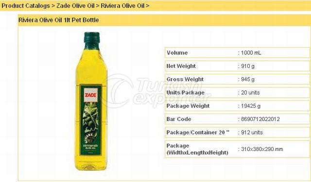 Riviera Olive Oil 1 lt Pet Bottle