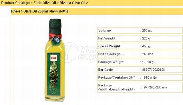 Riviera Olive Oil 250 ml Glass Bottle