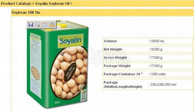 Soybean 18 lt Tin