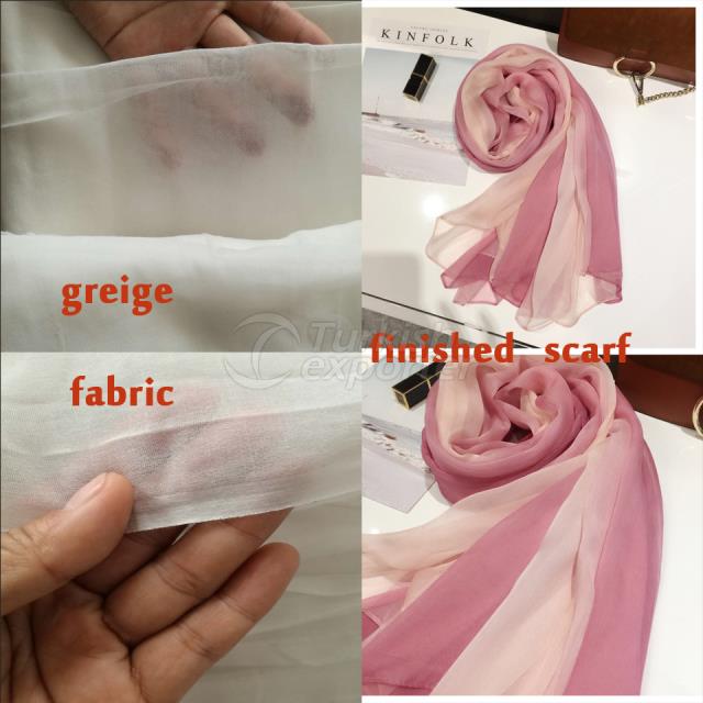 polyester voile fabric for scarf