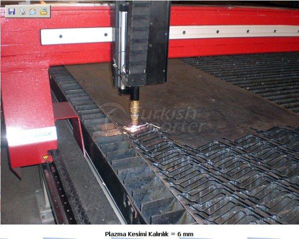 قطع باستعمال طريقة البلازما لسمك 6 mm
