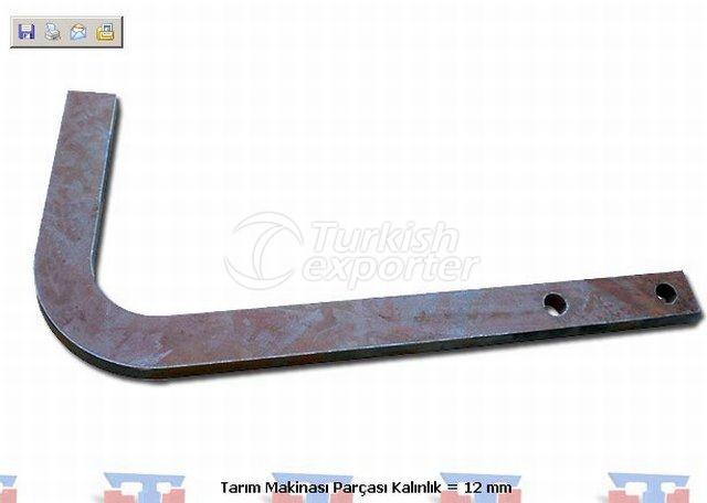 قطع لتحضير غيار مكائن زراعية بسمك 12 mm