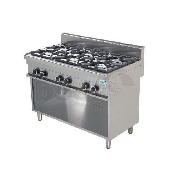 Gas Cooker 6 Burners