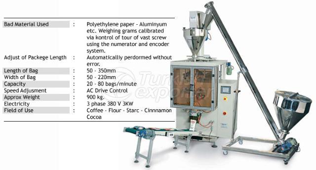 FULL AUTOMATIC POWDER AND GRANULE PACKAGING MACHINES