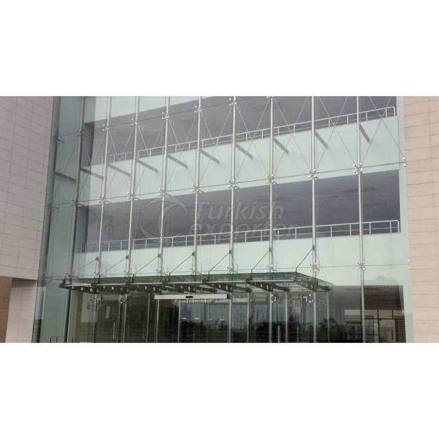 Steel Construction Transparent Facade
